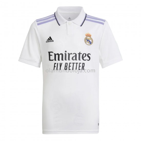 Camisola Real Madrid Equipamento Primeiro 2022-2023 Manga Corta